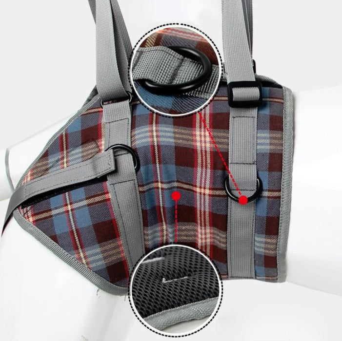 Assistive Dog Leg Straps Size M Front Leg Blue