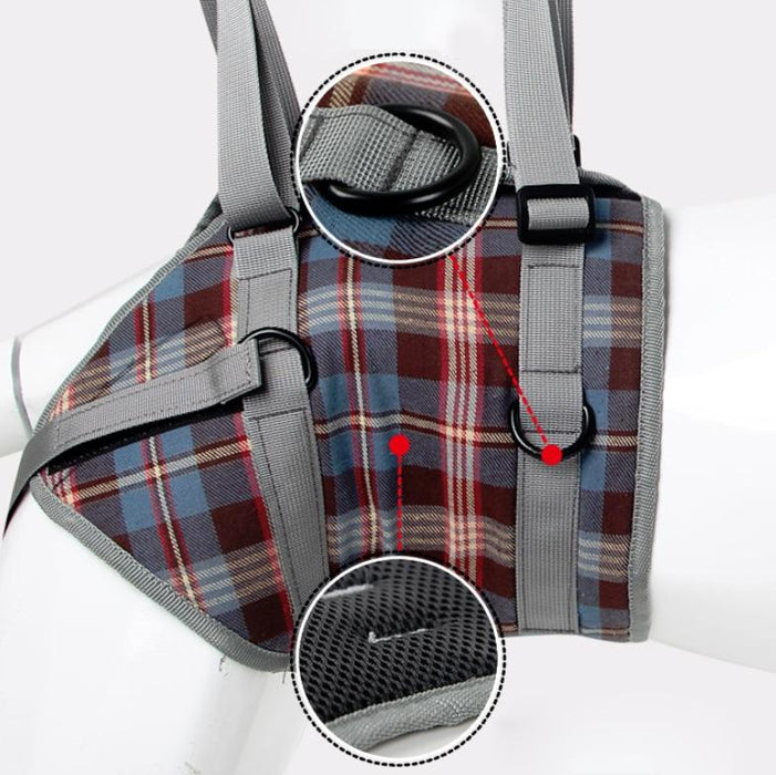 Assistive Dog Leg Straps Size M Front Leg Blue