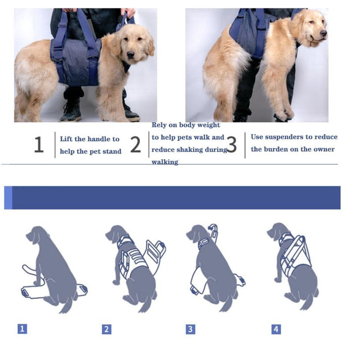 Xl Chest Harness For Senior Dogs Walking Aid