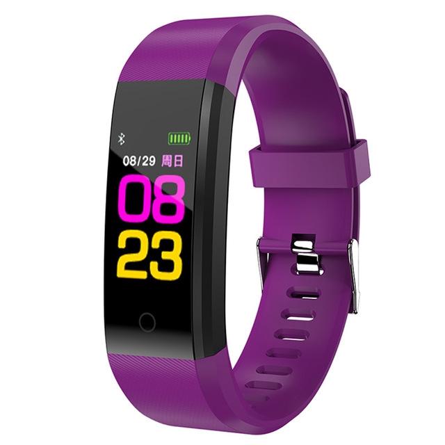 Smart Fitness Tracker Heart Rate Blood Pressure
