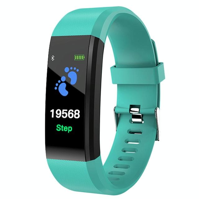 Smart Fitness Tracker Heart Rate Blood Pressure