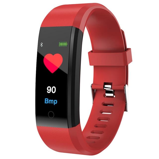 Smart Fitness Tracker Heart Rate Blood Pressure