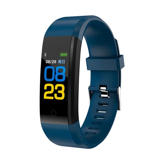 Smart Fitness Tracker Heart Rate Blood Pressure