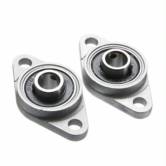 2-Pack Diamond Bearing Housing For 3D Printers Zinc Alloy Miniature Housing Universal Fit Inner Diameter 12Mm