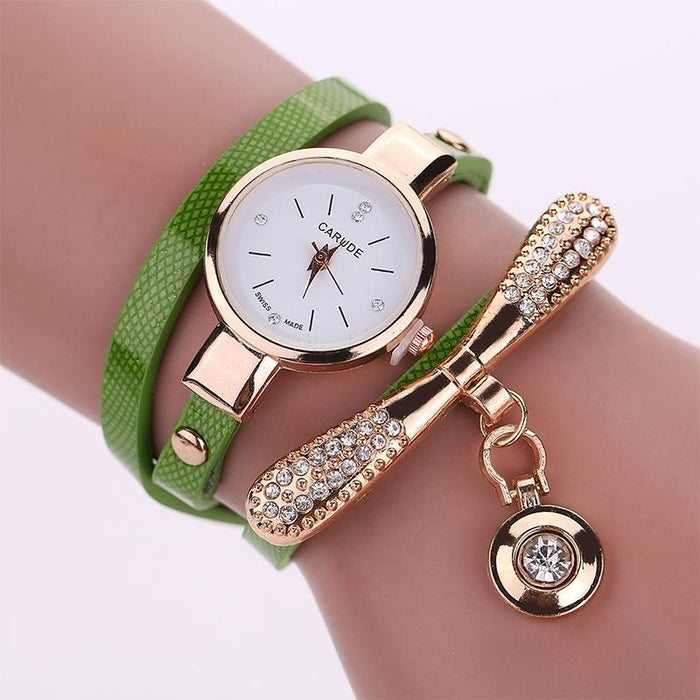 Fashion Women Casual Bracelet Leather Band Watch