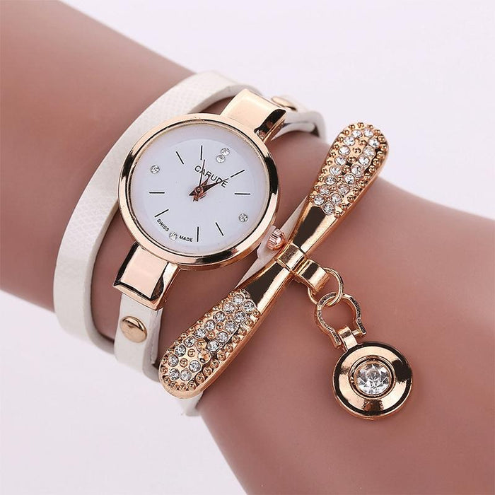 Fashion Women Casual Bracelet Leather Band Watch