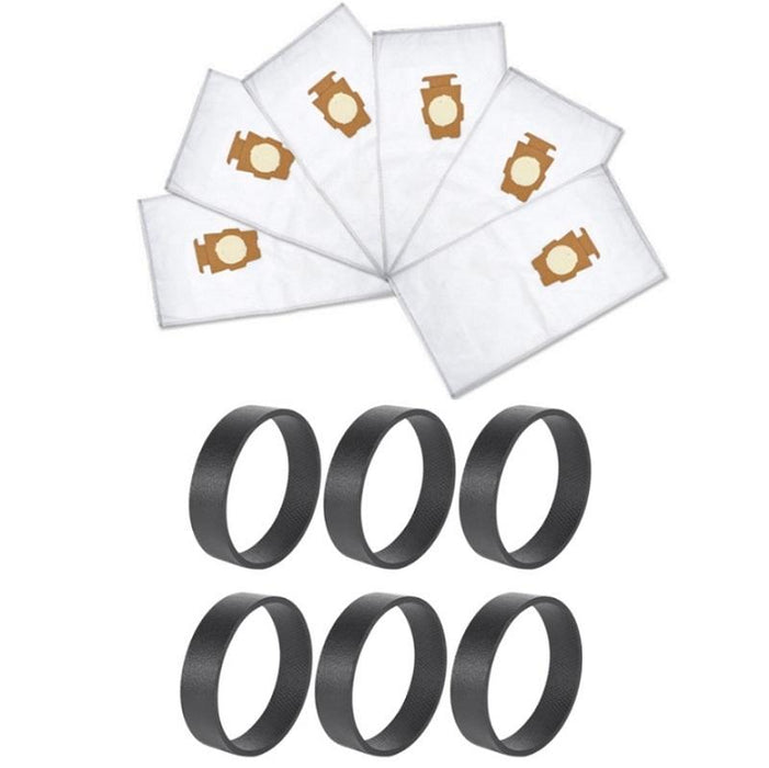 12-Piece Set Dust Bag & Drive Belt For Kirby Sentria G10 / G10E