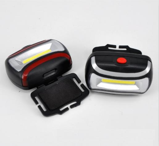 2-Pack Mini Cob Led Headlamp With 3 Modes