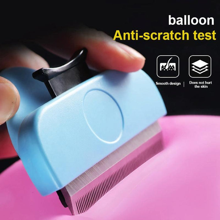 Double Sided Stainless Steel Pet Comb For Clean Hair Removal Large