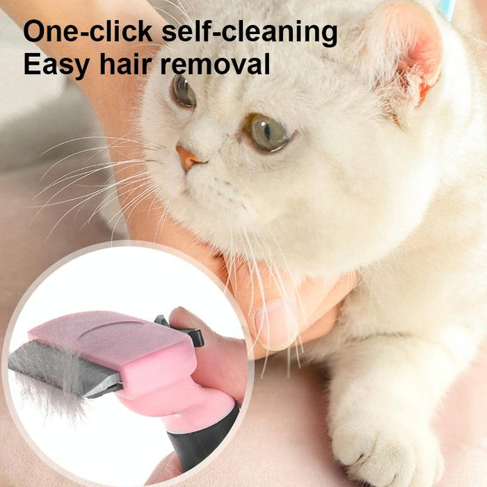 Stainless Steel Double Sided Pet Comb For Clean Hair Removal Small