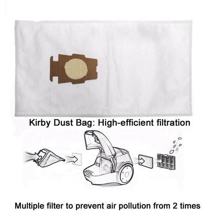 2-Pack Dust Bags For Kirby Sentria G10 / G10E Vacuum Dust Bag