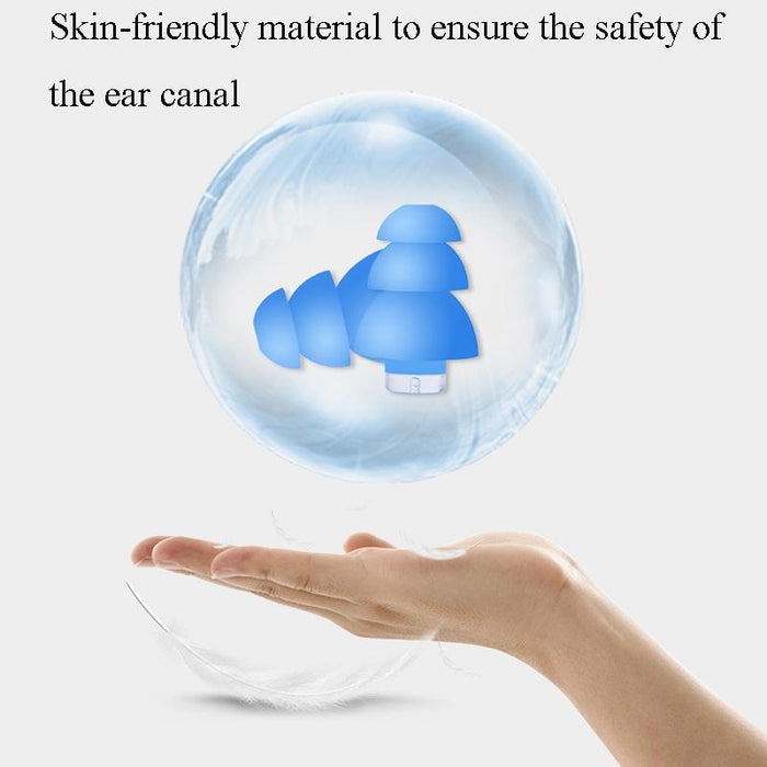 Anti-Noise Sleep Earplugs Silicone Soundproof Earplugs Industrial Noise Cancelling Silent Earplugs