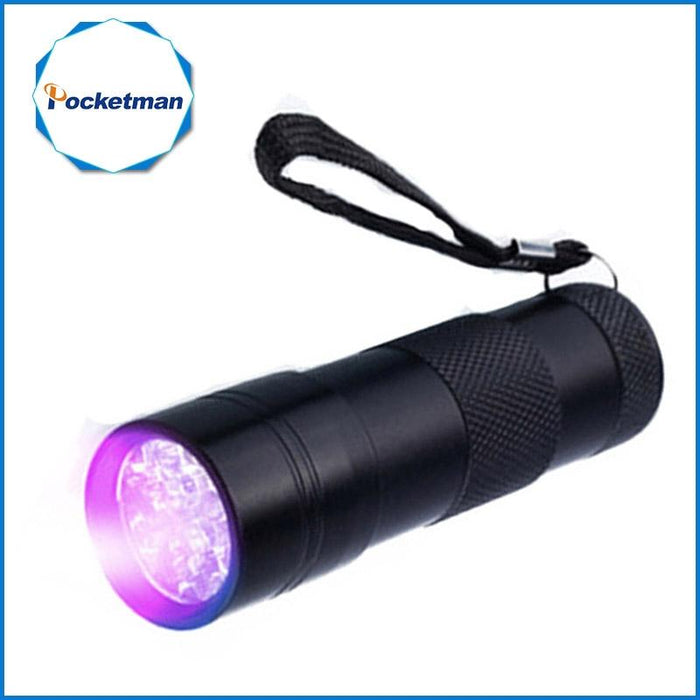 5-Pack Mini Uv Flashlight For Fluorescent Agent Detection