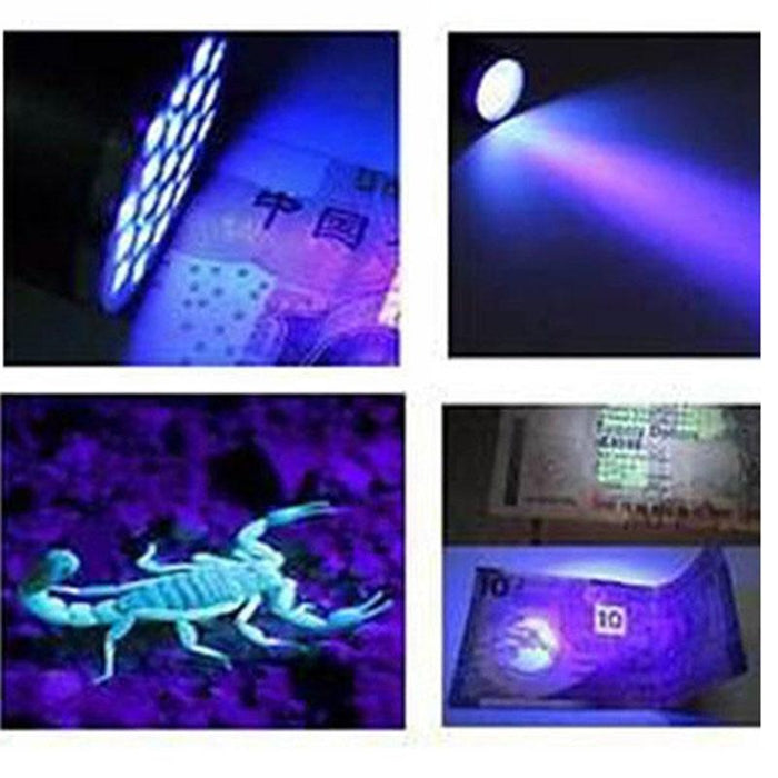 5-Pack Mini Uv Flashlight For Fluorescent Agent Detection
