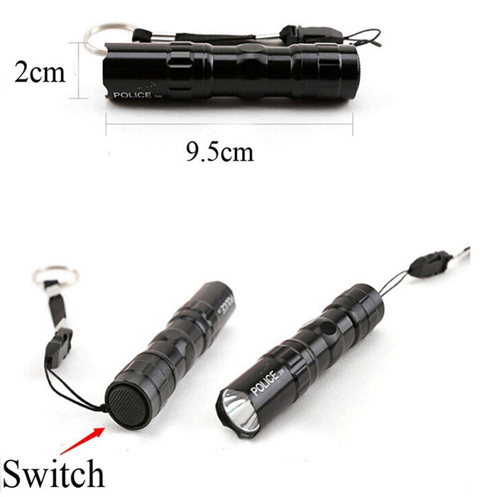 Compact Waterproof Keychain Flashlight