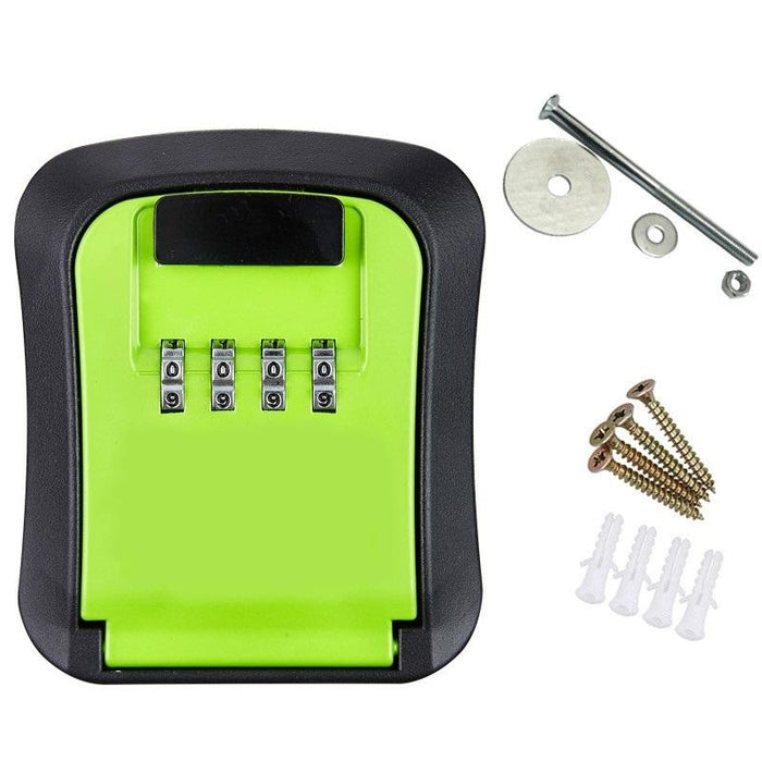 Wall Mounted 4 Digit Key Code Box For Home Or Construction Site