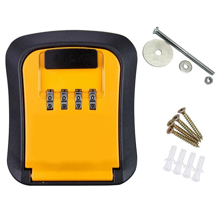 Wall Mounted 4 Digit Key Code Box For Home Or Construction Site