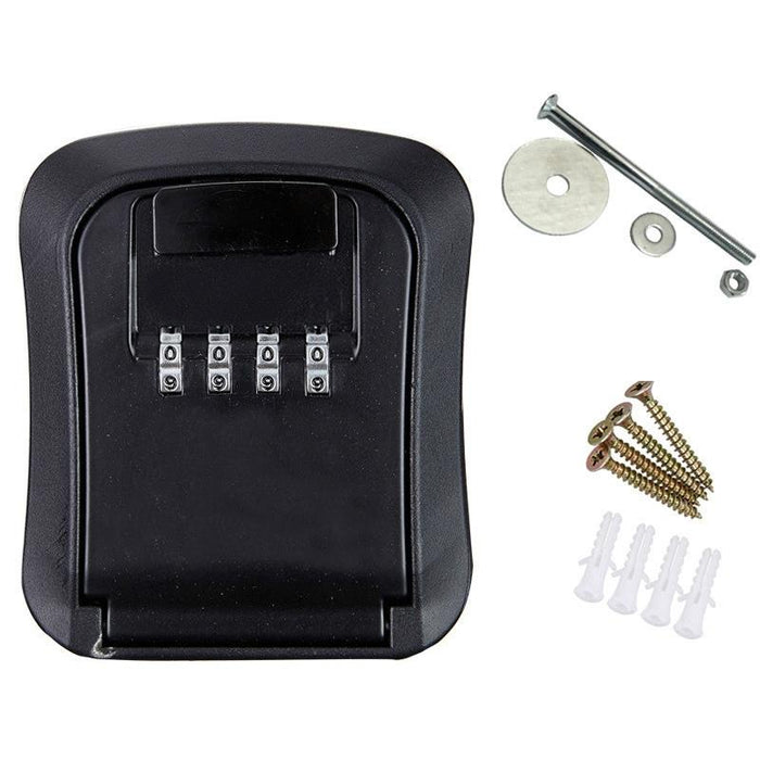 Wall Mounted 4 Digit Key Code Box For Home Or Construction Site