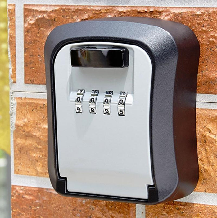 Wall Mounted 4 Digit Key Code Box For Home Or Construction Site