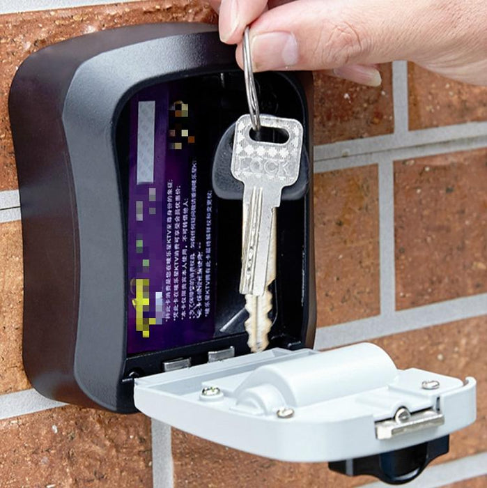 Wall Mounted 4 Digit Key Code Box For Home Or Construction Site