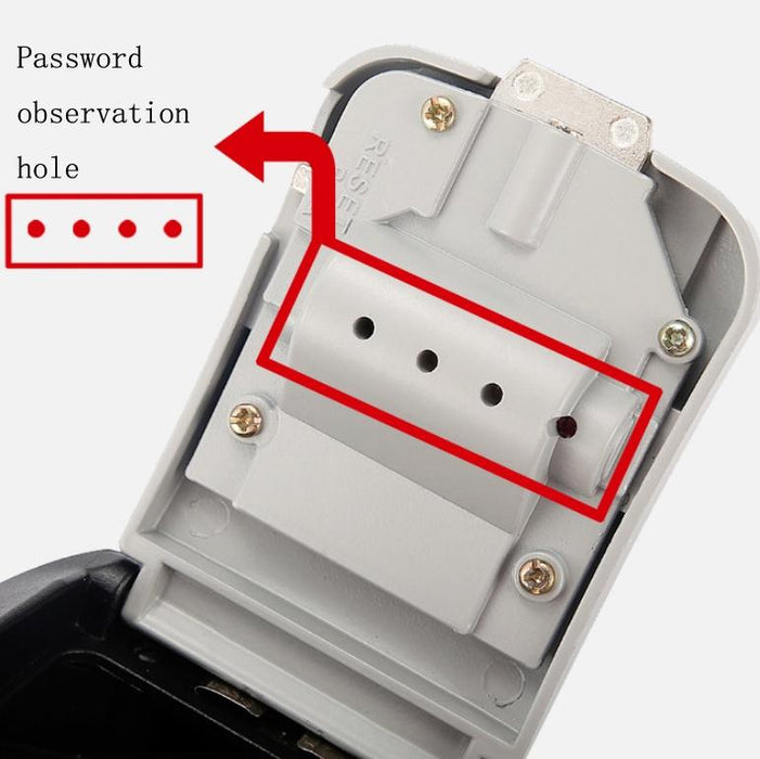 Wall Mounted 4 Digit Key Code Box For Home Or Construction Site