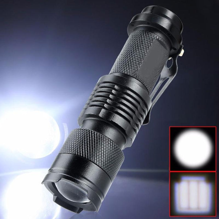 Rechargeable Outdoor Led Zoom Flashlight Single