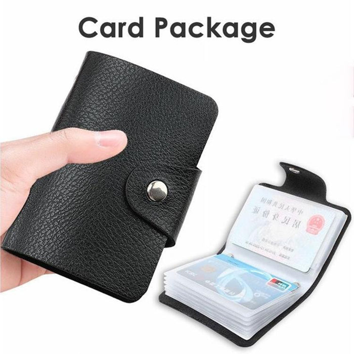3 Pcs Upgraded Card Bag Transparent Business Card Holder With 12 Slots