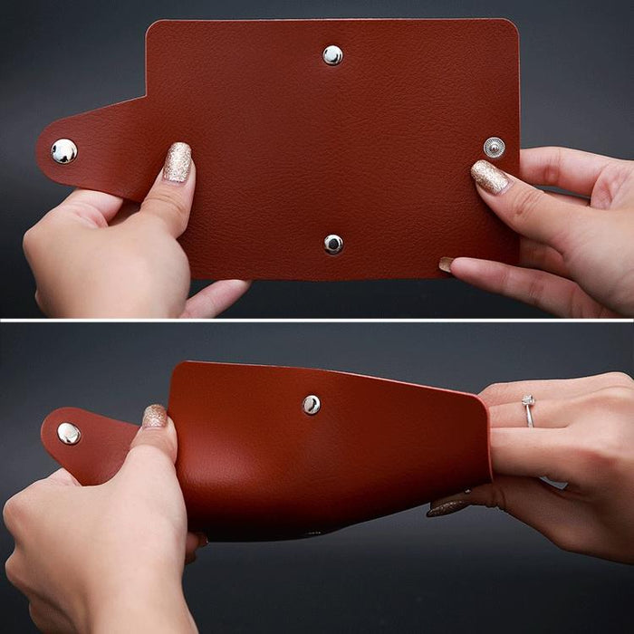 3 Pcs Upgraded Card Bag Transparent Business Card Holder With 12 Slots