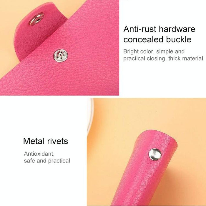 3 Pcs Upgraded Card Bag Transparent Business Card Holder With 12 Slots