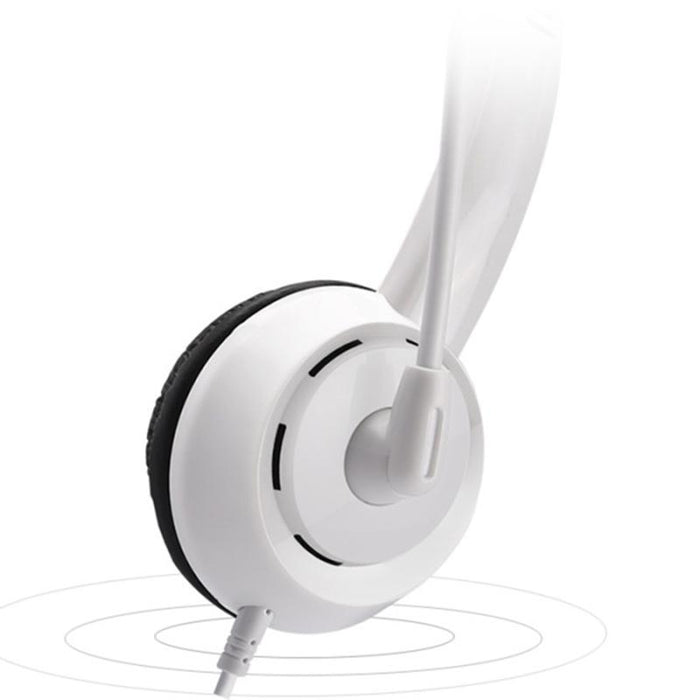 Head-Mounted Children'S Learning Headset With Mic 1.8M Cable Usb Style