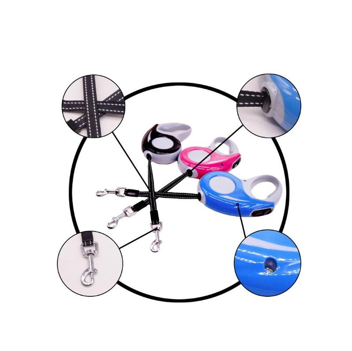 Retractable Dog Traction Rope 3M Length