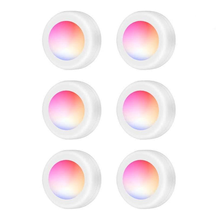 16-Colour Rgb Led Night Light Set With 2 Remotes Strobe Atmosphere Cabinet
