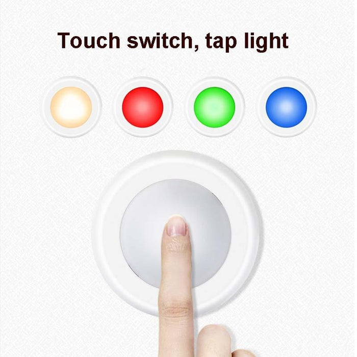 16-Colour Rgb Led Night Light Set With 2 Remotes Strobe Atmosphere Cabinet