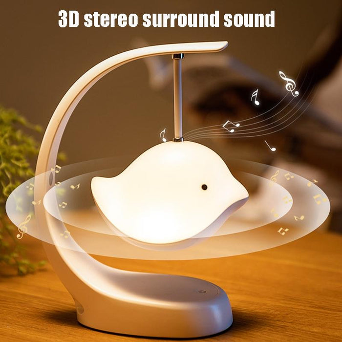 Bedside Bird Speaker Night Light Bluetooth Music Desk Lamp
