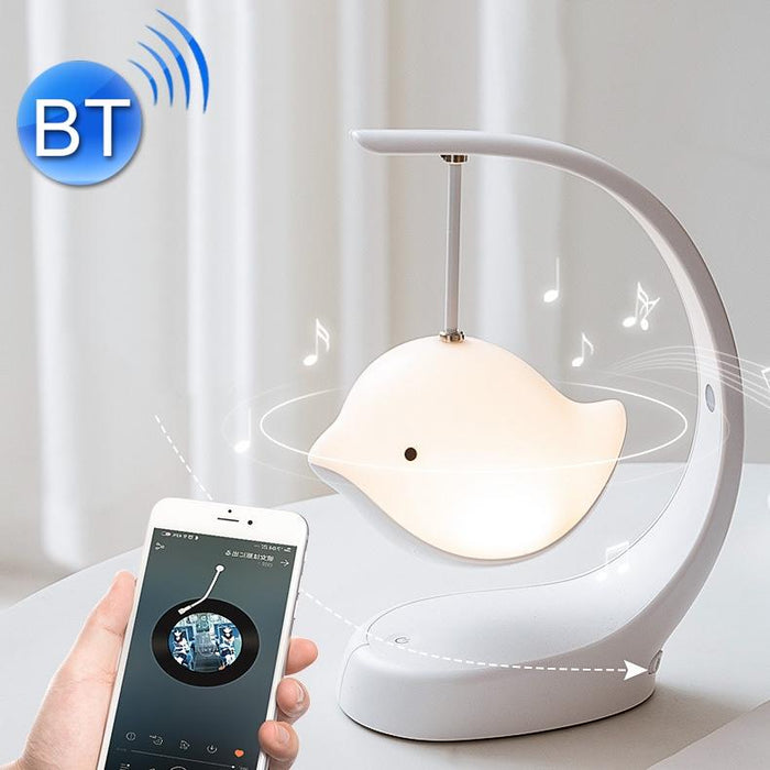 Bedside Bird Speaker Night Light Bluetooth Music Desk Lamp