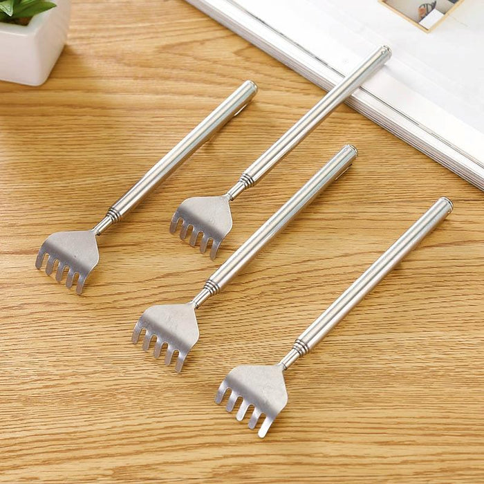 Extendable Back Scratcher Stainless Steel Telescopic Claw Massager