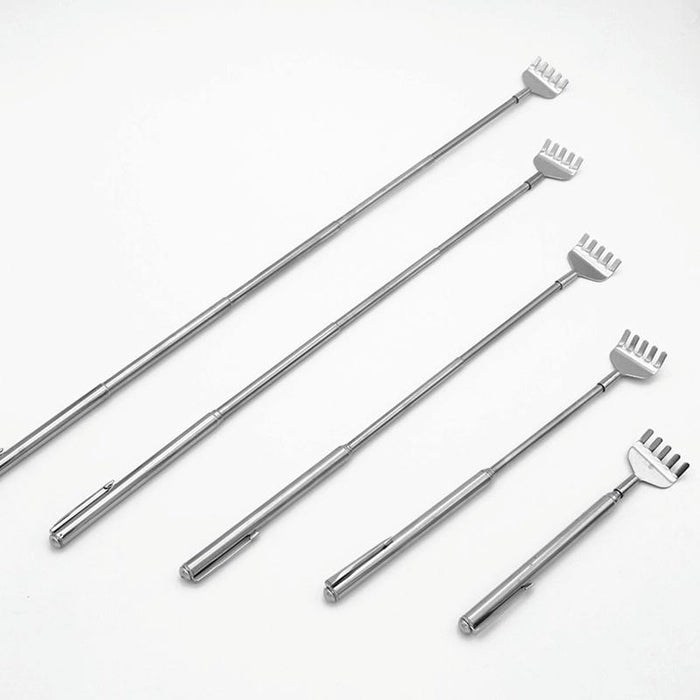 Extendable Back Scratcher Stainless Steel Telescopic Claw Massager