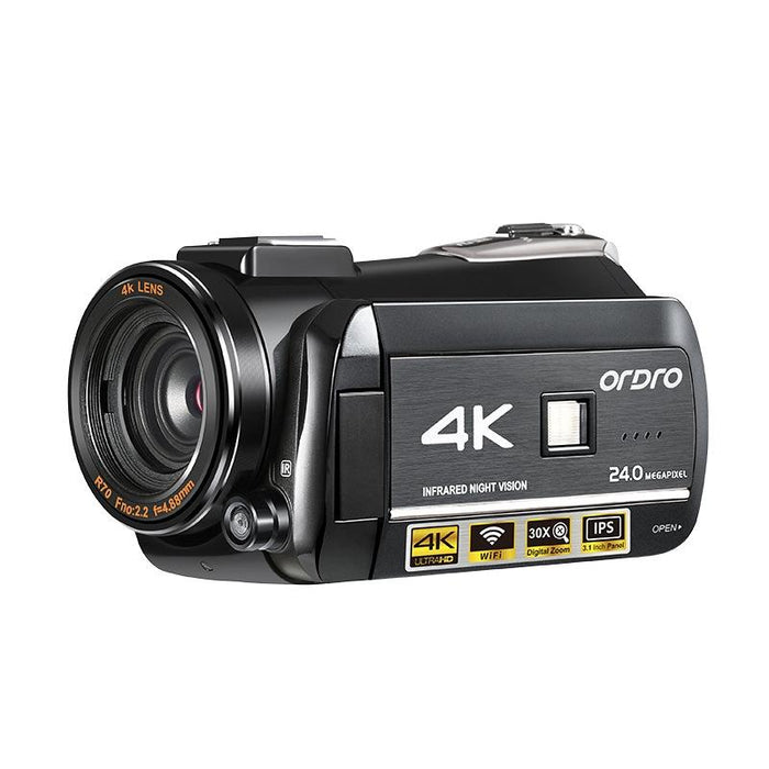 3.1 Inch 4K Full Hd Wifi Camcorder With Night Vision