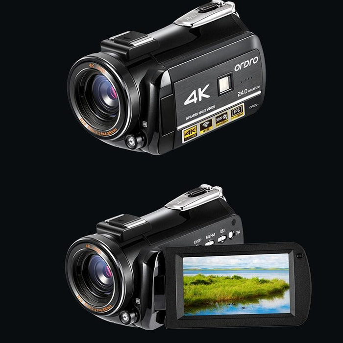 3.1 Inch 4K Full Hd Wifi Camcorder With Night Vision