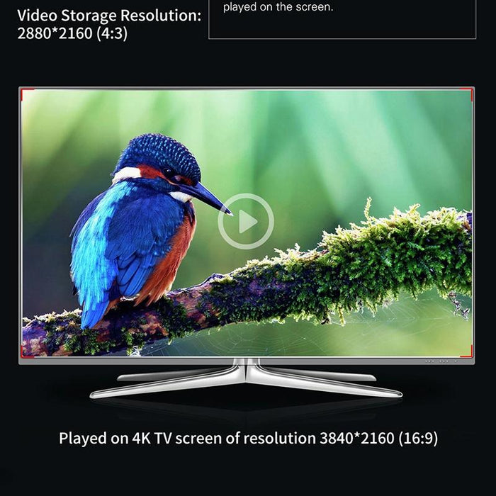 3.1 Inch 4K Full Hd Camcorder With Wifi Night Vision & Mic