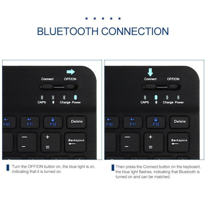 7-8 Inch Tablet Phones Universal Mini Wireless Bluetooth Keyboard - Only Keyboard