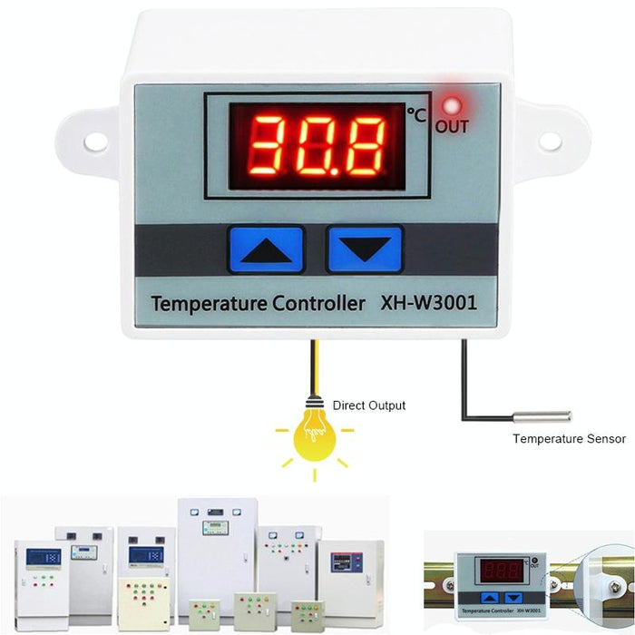 Digital Led Temperature Controller For Cooling / Heating 24V Ntc Sensor Arduino Compatible