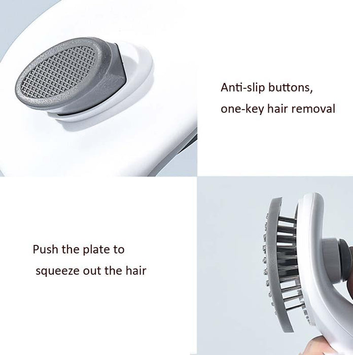 Automatic Stainless Steel Pet Hair Removal Comb