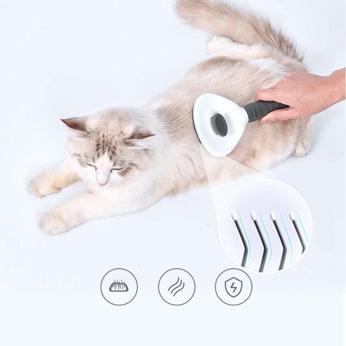 Automatic Stainless Steel Pet Hair Removal Comb