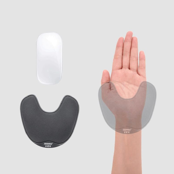 U Shaped Memory Foam Mouse Pad With Wrist Rest