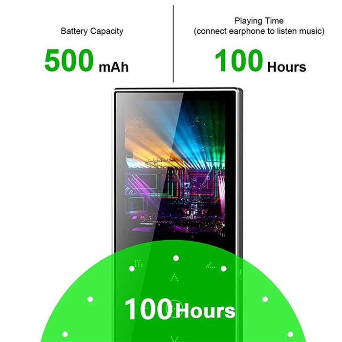 2.4 Inch Touch Mp4 / Mp3 Player 8Gb Memory E Book / Alarm / Timer No Bluetooth