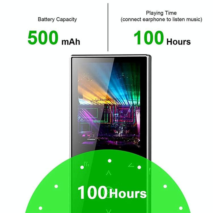 2.4 Inch Touch Mp4 / Mp3 Player 16Gb Memory E Book / Alarm / Timer No Bluetooth