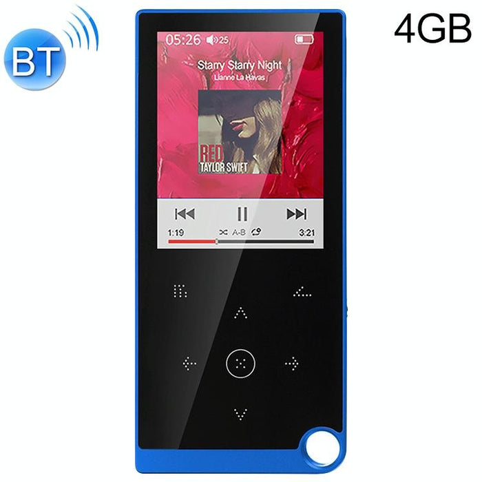 2.4 Inch Touch Mp4 / Mp3 Player 4Gb Memory Bluetooth E Book Alarm Timer