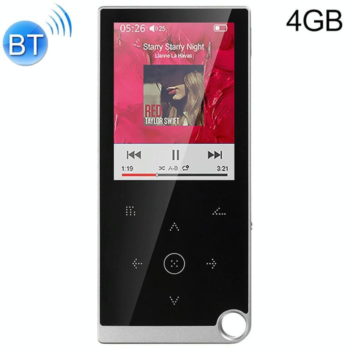 2.4 Inch Touch Mp4 / Mp3 Player 4Gb Memory Bluetooth E Book Alarm Timer