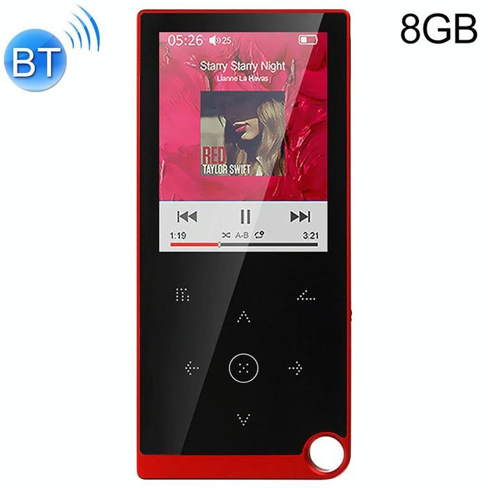 2.4 Inch Touch Mp4 / Mp3 Player 8Gb Memory Bluetooth E Book Alarm Timer